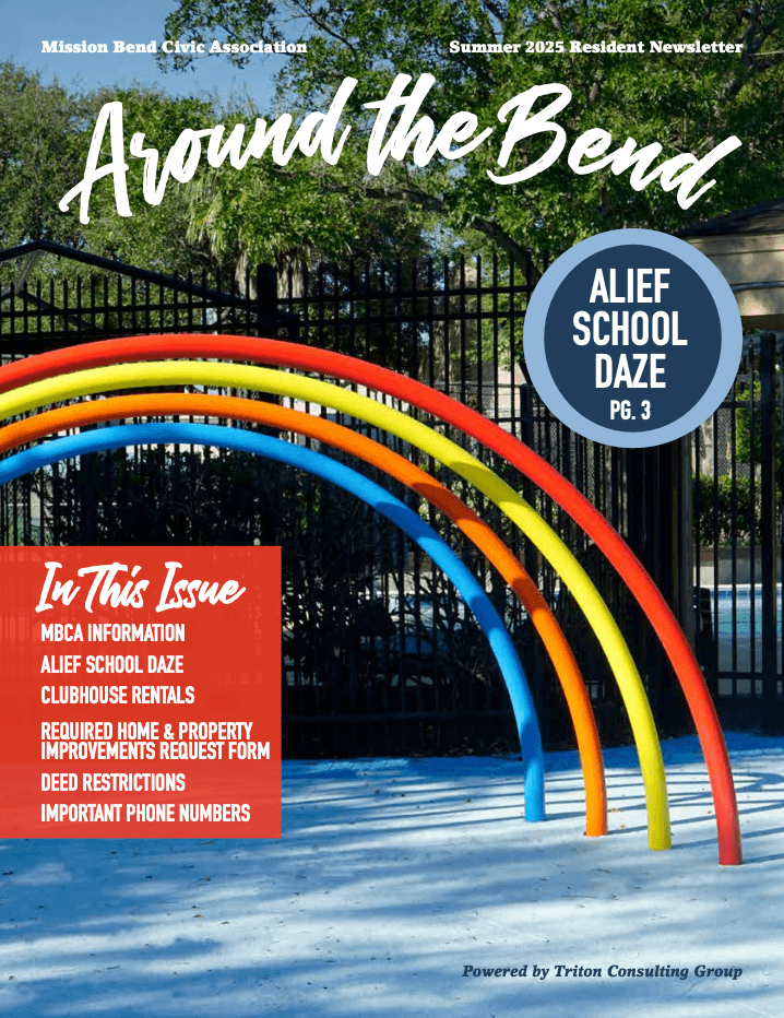 image of the cover of the around the bend newsletter